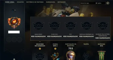 Unranked com TODOS os Champs e 238 Skins ( ADC / SUP )