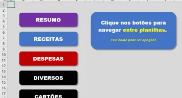 Planilha Controle Perfeito (Despesas Pessoais]