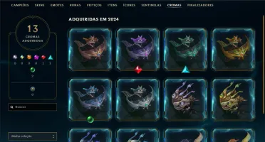 Esmeralda 4 com 50 Champs e 8 Skins