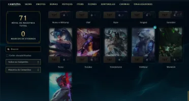 Esmeralda 4 com 50 Champs e 8 Skins