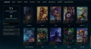 Esmeralda 4 com 50 Champs e 8 Skins