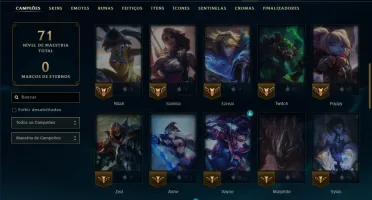 Esmeralda 4 com 50 Champs e 8 Skins