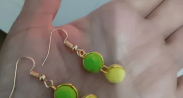 Brincos Artesanais nas Cores do Brasil