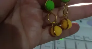 Brincos Artesanais nas Cores do Brasil