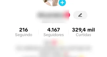 TikTok 4.1K Seguidores e 329K Curtidas | Entrega Imediata