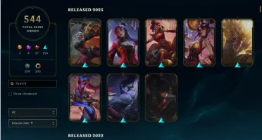 Conta com muita skin bem abaixo do preco