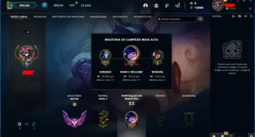 CONTA LOL MESTRE! 57%WINRATE 20PDL POR JGO E-MAIL NÃO VERIF.