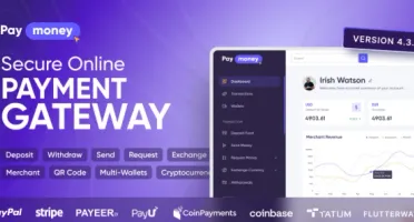 PayMoney - Script Plataforma de Banco Digital Fintech (SaaS)