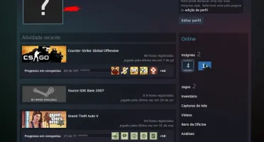 Conta steam com csgo prime + gta v