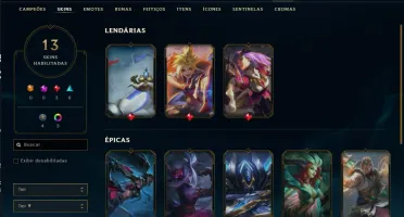 CONTA LOL PLATINA IV