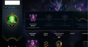 Conta LOL Mestre