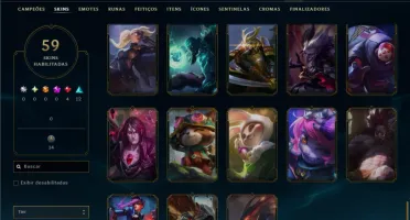 Ferro 4 com 150 Champs e 59 Skins + Kayle Juiza