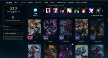 Ferro 4 com 150 Champs e 59 Skins + Kayle Juiza