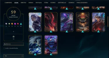 Ferro 4 com 150 Champs e 59 Skins + Kayle Juiza