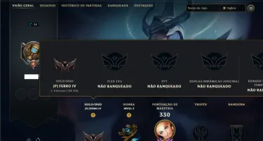 Ferro 4 com 150 Champs e 59 Skins + Kayle Juiza