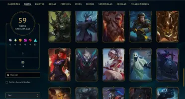 Ferro 4 com 150 Champs e 59 Skins + Kayle Juiza
