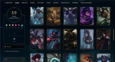 Ferro 4 com 150 Champs e 59 Skins + Kayle Juiza
