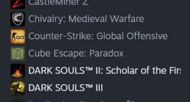 Conta Steam com muitos jogos