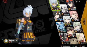 Conta ZZZ Zhu Yuan + 12 personagens + 3 Bangboo e+