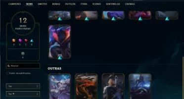 Ferro 1 com 47 Champs e 12 Skins