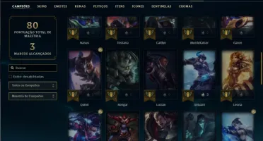Ferro 1 com 47 Champs e 12 Skins