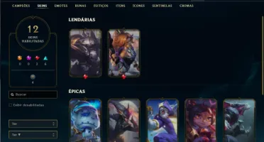 Ferro 1 com 47 Champs e 12 Skins