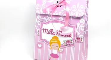 Kit Colorir e Modelar Bailarina com Sacolinha