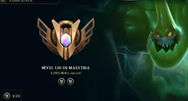 [Conta Lol] Diamante 4 Mono Zac 1KK de Maestria  [Streamer]