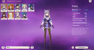 GENSHIN IMPACT AR 8 / NA -  KEQING & TARTAGLIA + 1 ARMA 4*