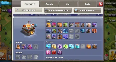 Conta CV11 no Clash of Clans