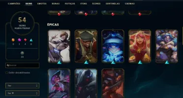 CONTA LOL 150 CHAMPS+ 60 SKINS COM EMAIL ORIGINAL