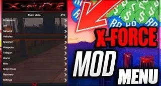 X-force mod menu | Gta V online | Melhor custo x benefício!
