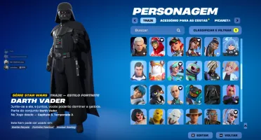 Conta Fortnite Rara Star Wars, Naruto, FNCS Axe Aceito Propo