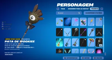 Conta Fortnite Rara Star Wars, Naruto, FNCS Axe Aceito Propo