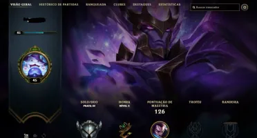 conta LoL Prata lll