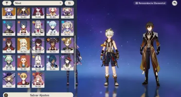 AR 57 NA - Ayato, Ayaka, Hutao, Venti, Zhongli, Raiden e +