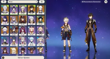 AR 57 NA - Ayato, Ayaka, Hutao, Venti, Zhongli, Raiden e +
