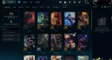 Conta nível 44 com 5 skins e com e-mail trocável! Barata