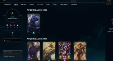 Conta nível 44 com 5 skins e com e-mail trocável! Barata