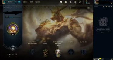 Conta nível 44 com 5 skins e com e-mail trocável! Barata
