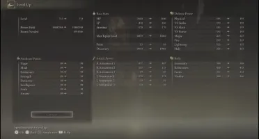 Elden Ring Runas para Level Máximo (Lvl 713)