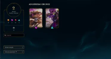 Conta LoL Diamante 4 smurf com 71% de win rate