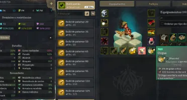 Vendo conta Dofus com 12 personagens lvl 200