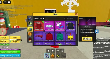 Blox Fruits - GH MAX - Buddha - Mini Yoru - Capa Natalina...