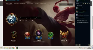 conta lol ouro 4