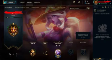 Conta LOL Gold IV FULL CHAMP 362 Skins