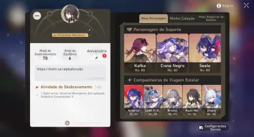 [Endgame] (Hsr) Conta Kafka/Bs/Herta++ 30X5* Criada Em 2023