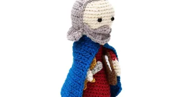 São Pedro em amigurumi
