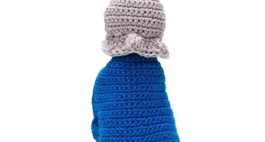 São Pedro em amigurumi