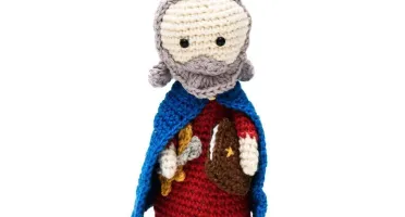 São Pedro em amigurumi